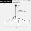 Lustre — Moderne en verre design lampe à LED de luxe pour décoration intérieure