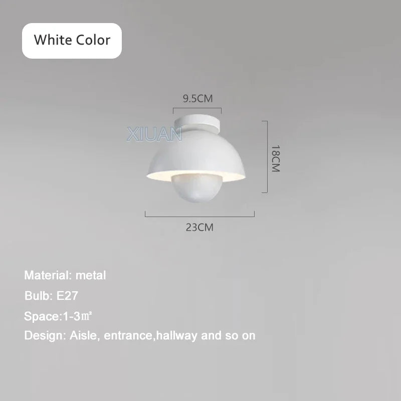 Plafonnier led semi-circulaire moderne pour allée balcon escalier Éden Orée - Esprit Contemporain & Décor Élégant