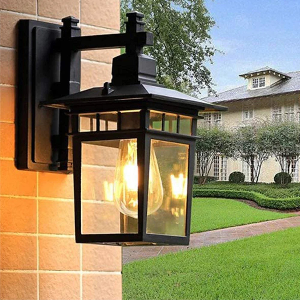 Applique murale — Mengjay appliques murales extérieures lampes luminaire moderne étanche Patio lumière LED pour porche à la maison