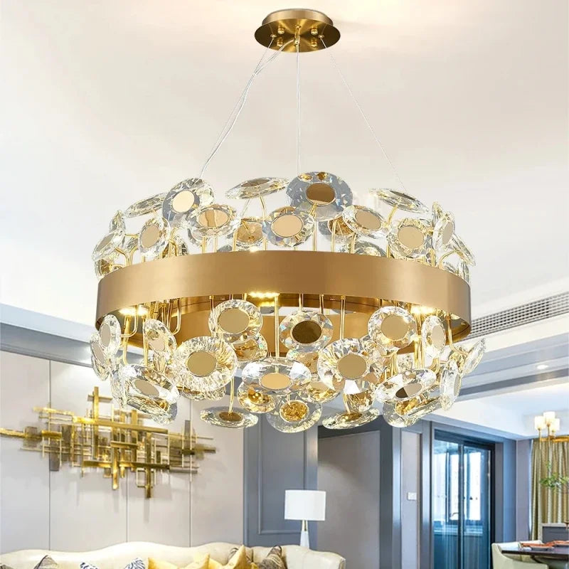 Lustre — En cristal design italien pour décoration intérieure élégante