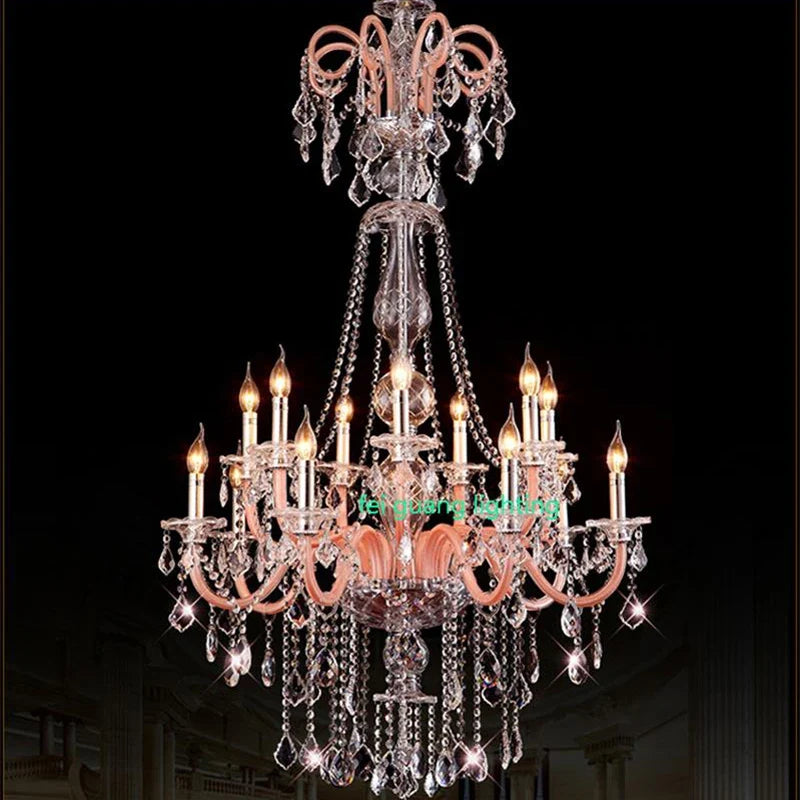 Lustre — Moderne en cristal pour décoration intérieure élégante