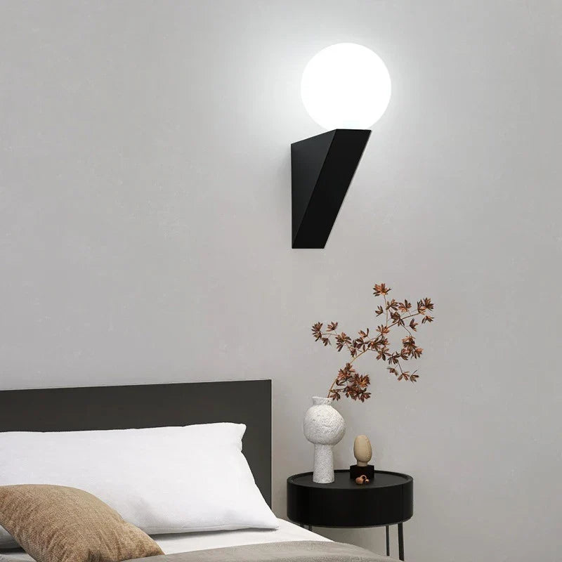 Applique murale — Moderne en verre pour intérieur avec éclairage LED