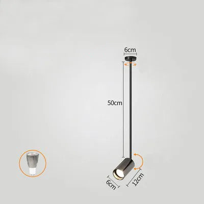 Projecteur à perche pour magasin et salon de manucure Orson Dessin en Métal - Simplicité & Caractère au Quotidien