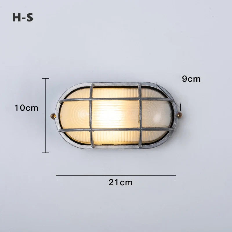 Applique murale — LED rétro industrielle étanche pour extérieur et jardin