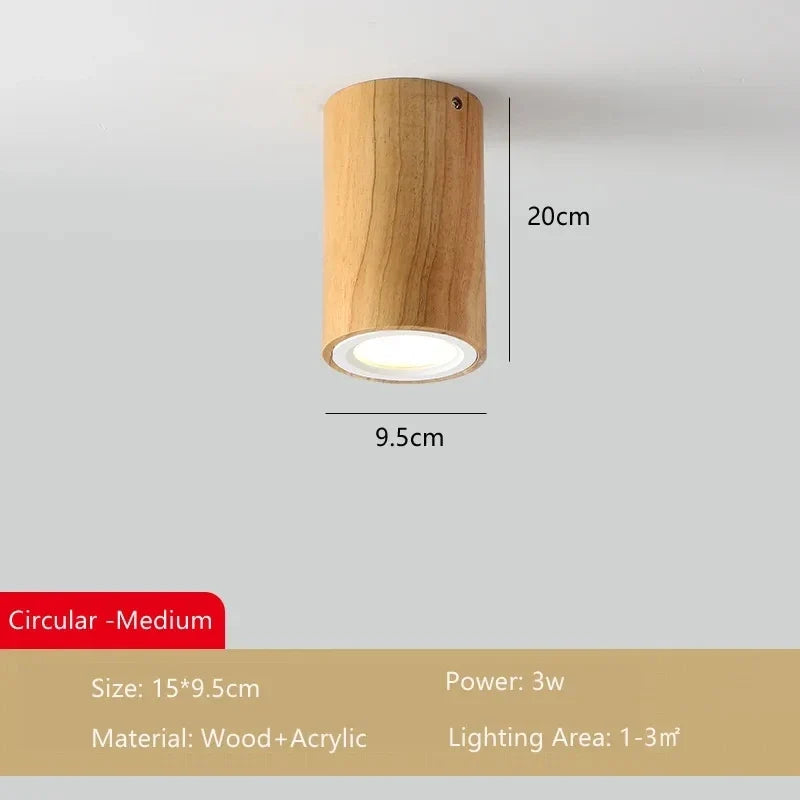Lampe plafonnier moderne bois surface Milène Silhouette - Une Présence Naturelle Apaisante