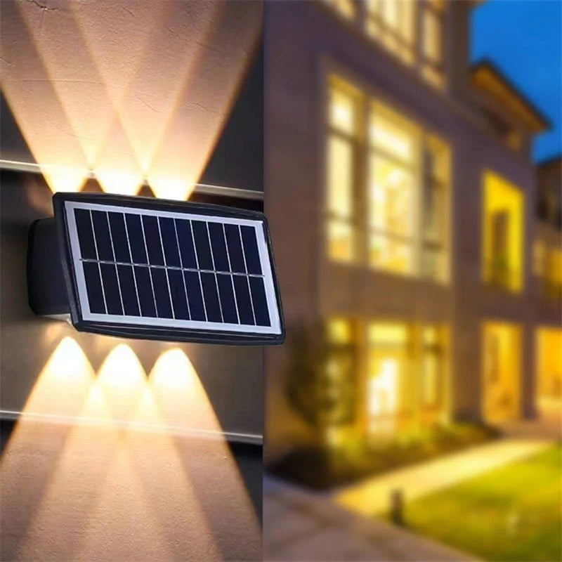 Applique murale — Solaire à LED avec contrôle intelligent pour jardin et balcon