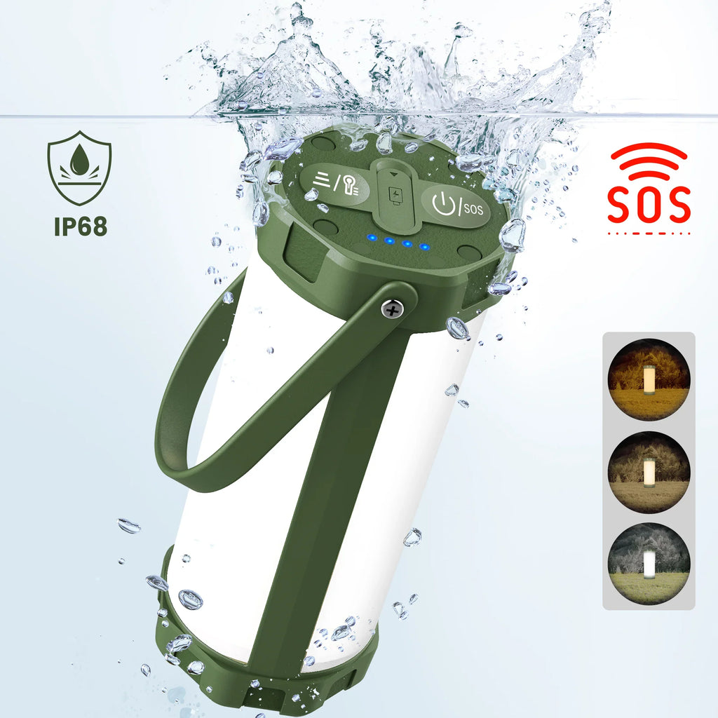 Lampe de camping rechargeable 106 LED portable et pratique – Évarine Aube