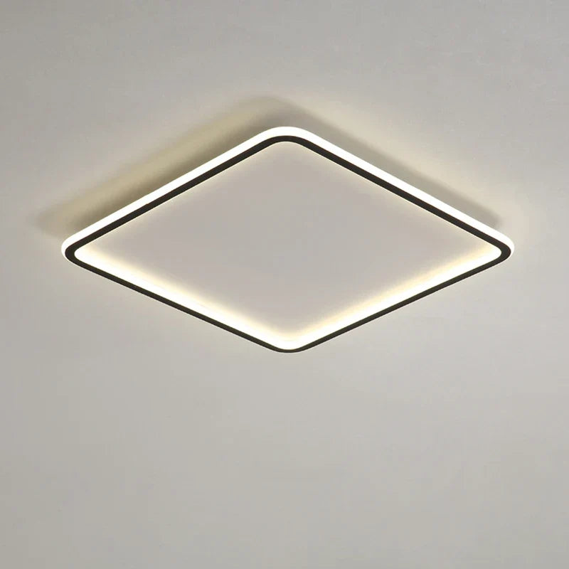 Plafonnier — À panneau carré ultra mince design moderne pour intérieur