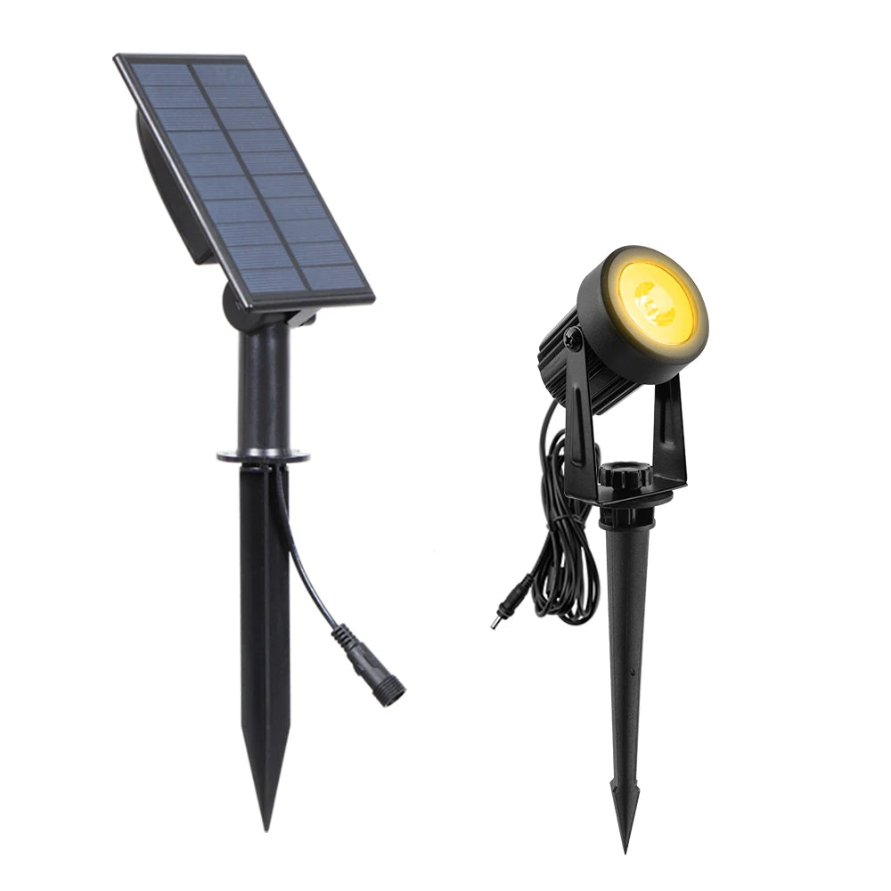 Spot solaire LED de jardin, RVB ou blanc, IP65 – Solerive