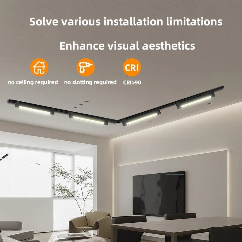 Spot — LED sur rail pour éclairage de magasin