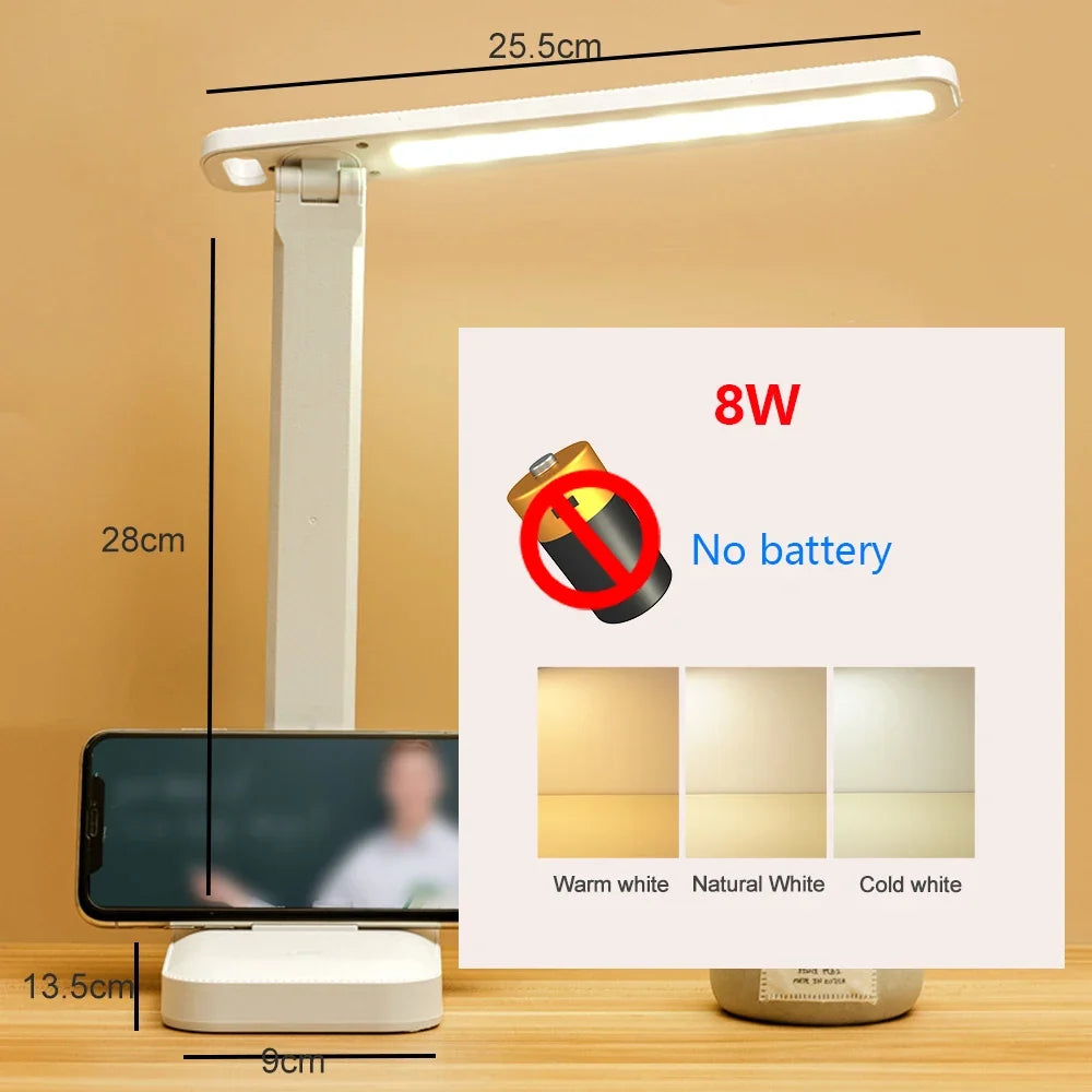 lampe de bureau led tactile usb avec protection des yeux