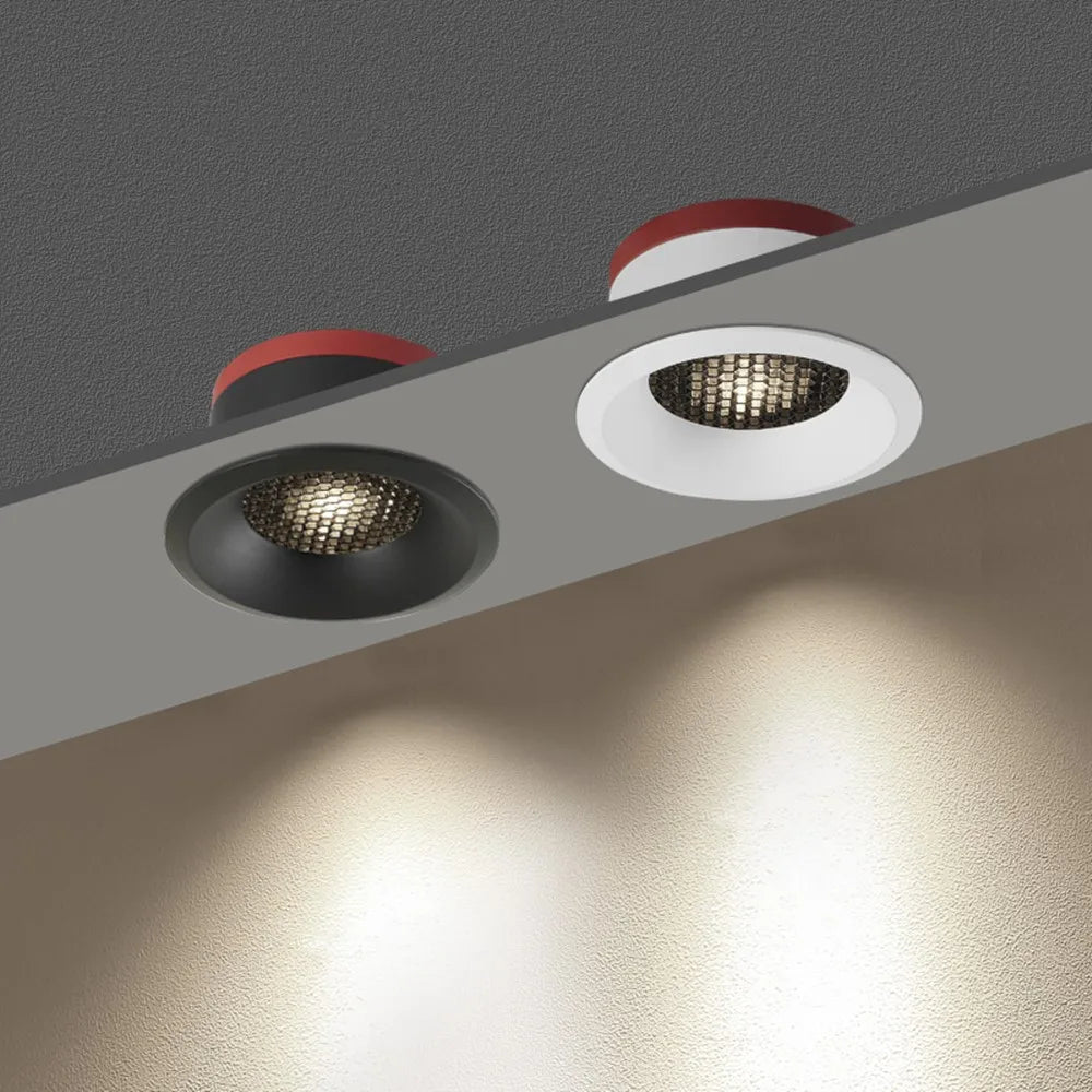 Spot led encastrable avec technologie cob intensité réglable Lydie Ouverture en Aluminium - Une Présence Décorative Affirmée