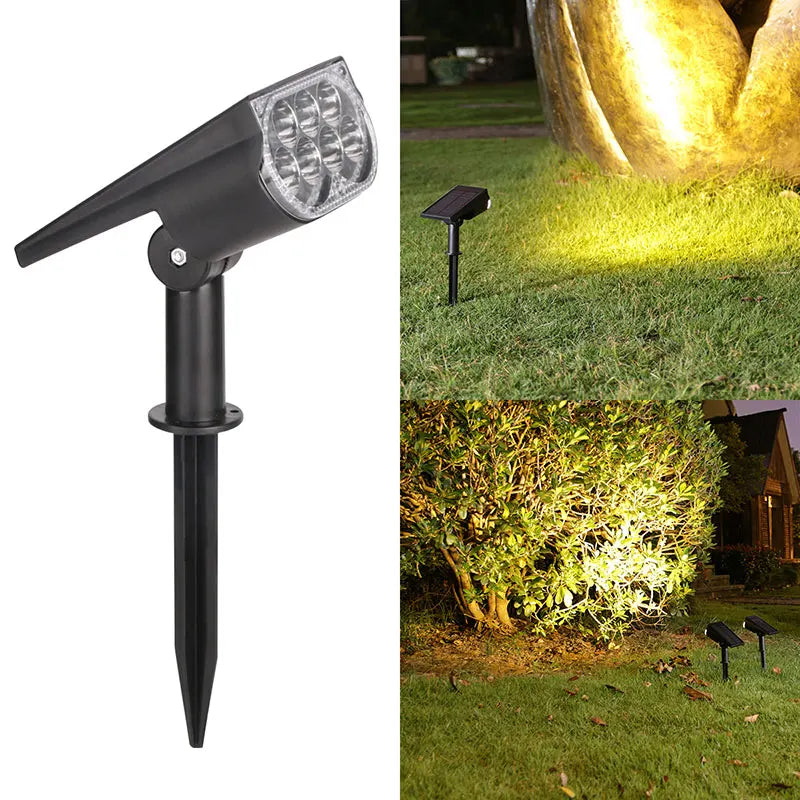 Spot solaire extérieur à 2 ou 7 LED, éclairage blanc ou multicolore – Florélys