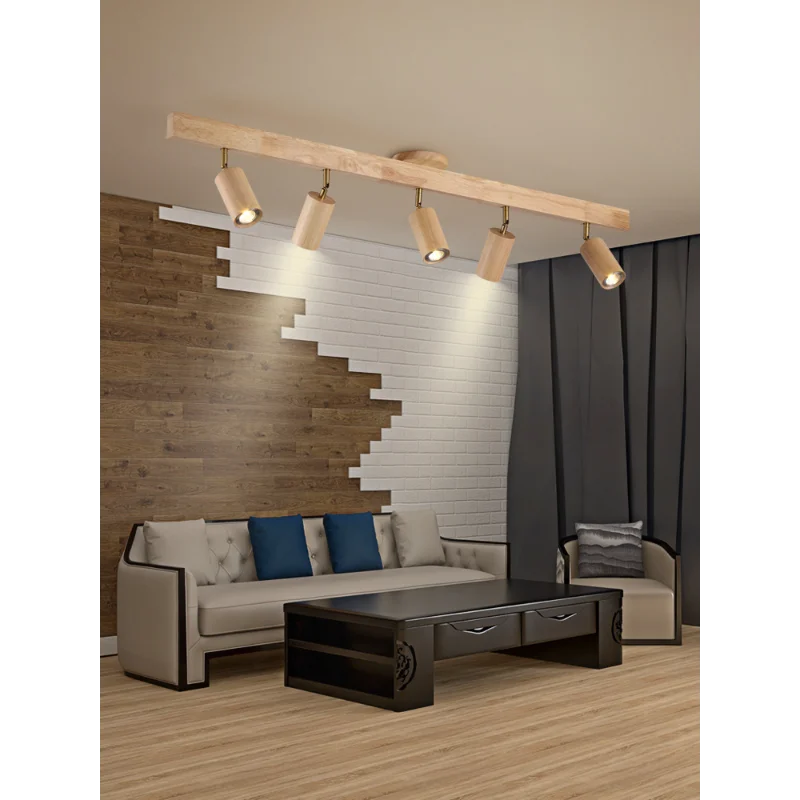 Projecteur en noyer pour éclairage de voie murale lampara Eulalie Ouverture en Bambou - Esprit Naturel & Ambiance Sereine
