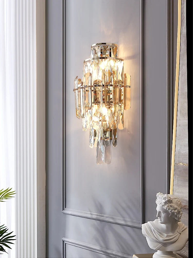 Applique murale — En cristal pour éclairage intérieur et extérieur