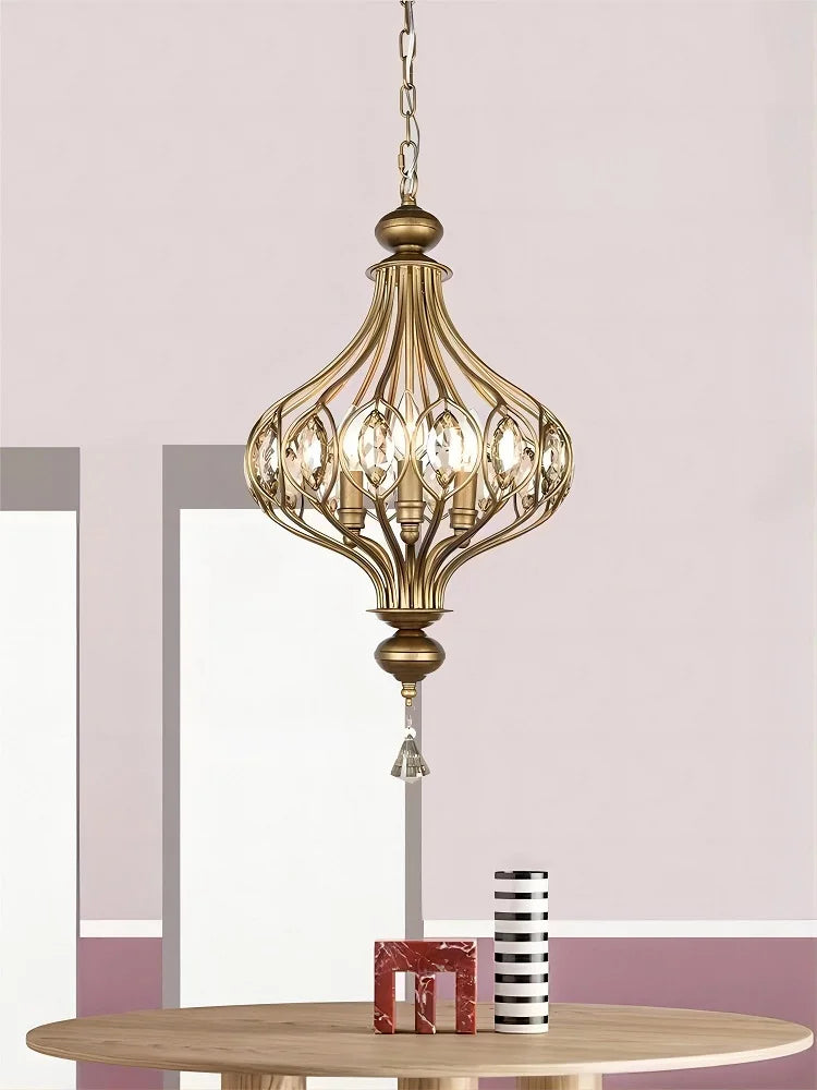 Suspension — Rétro français en cristal style vintage suspension