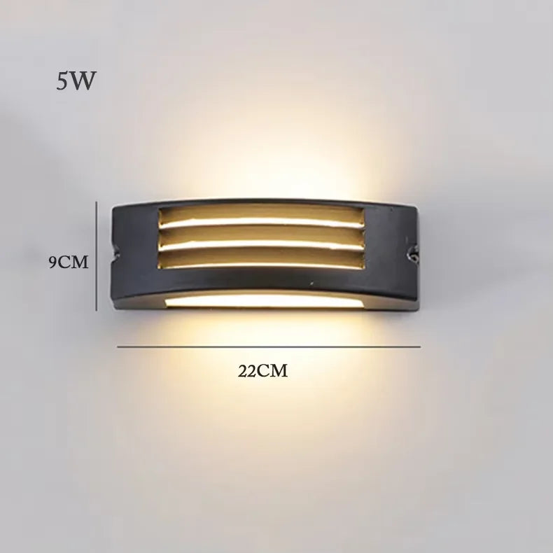 Applique murale — LED moderne étanche pour intérieur et extérieur