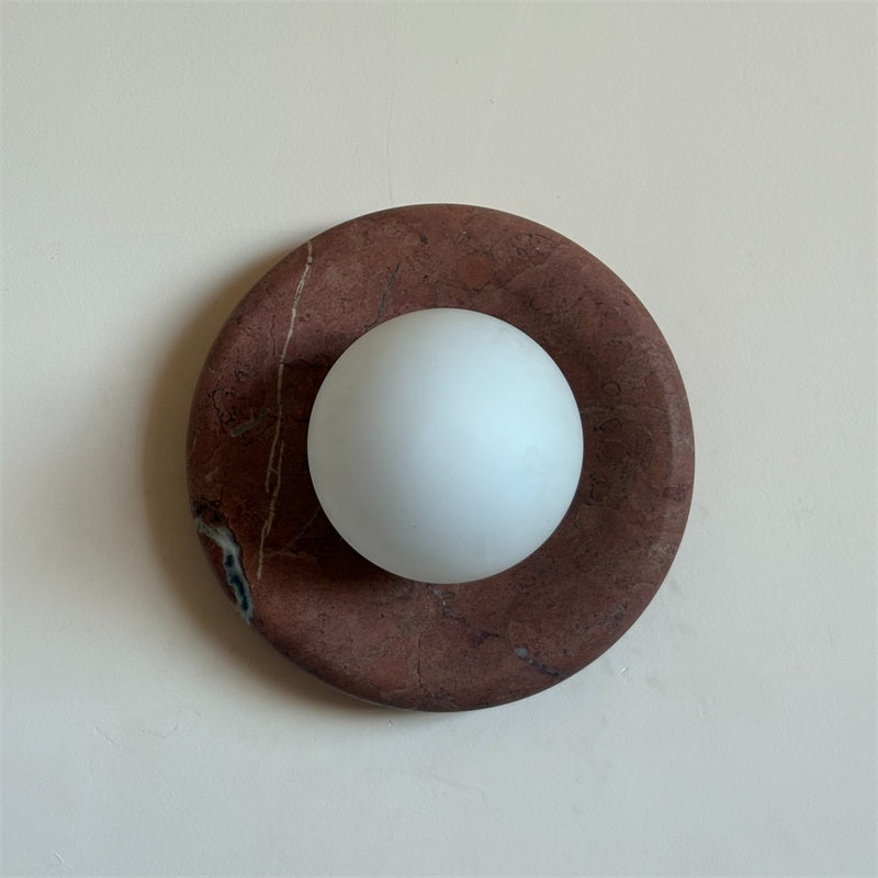 Vomire Applique Murale en Marbre Rouge Nordique Premium - Neutralighting