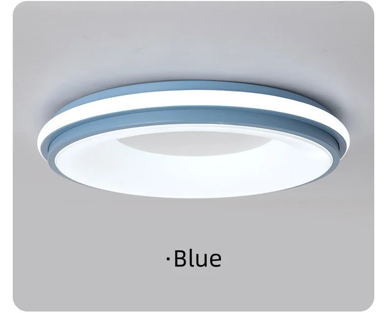Plafonnier led nordique macaron lumière circulaire moderne éclairage maison Rémi Épurelle - Lignes Épurées & Atmosphère Sereine