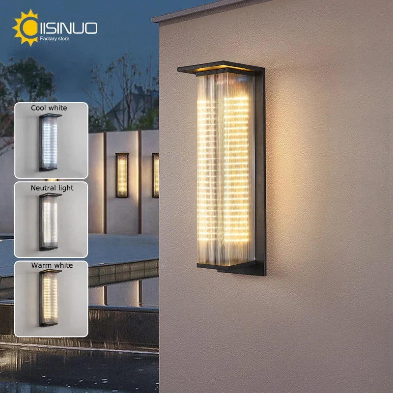 Applique murale — Solaire étanche pour éclairage extérieur nocturne