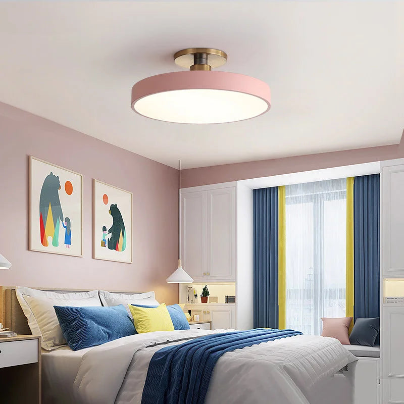 lampe led nordique créative macaron romantique minimaliste