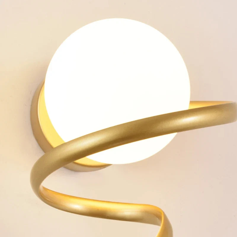 Applique murale — Ronde en verre design moderne créative pour intérieur
