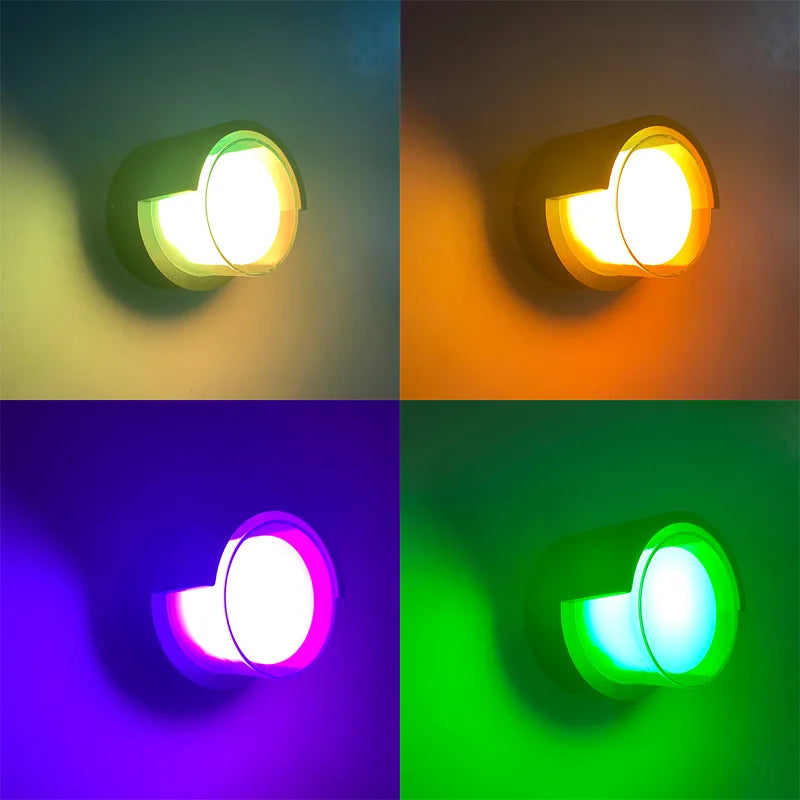 Abat-jour — LED extérieure intelligente double abat-jour en acrylique