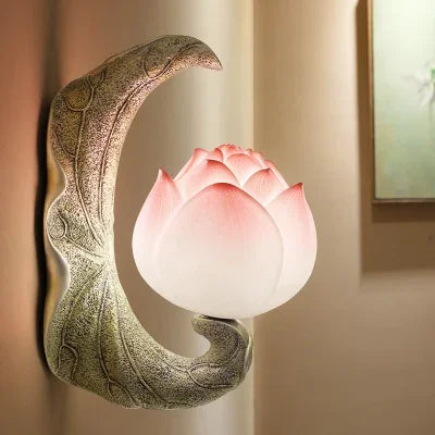 Applique murale — En verre coloré style chinois pour intérieur et balcon