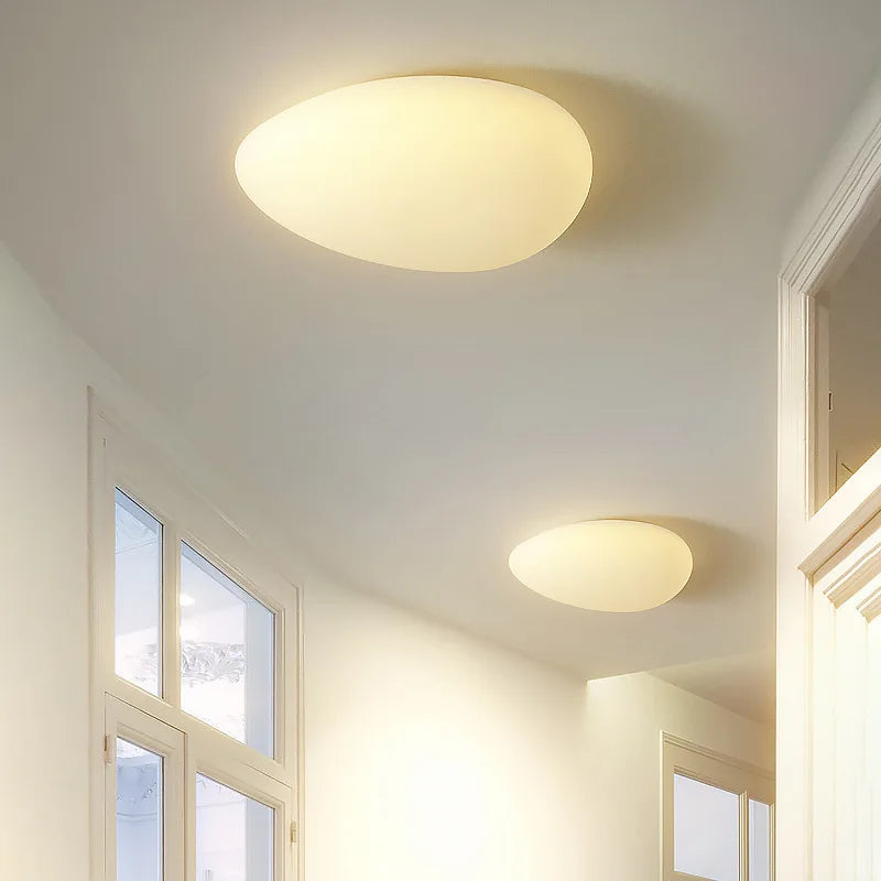 Plafonnier — LED galets verre moderne déco intérieur hotel couloir plafonnier éclairage