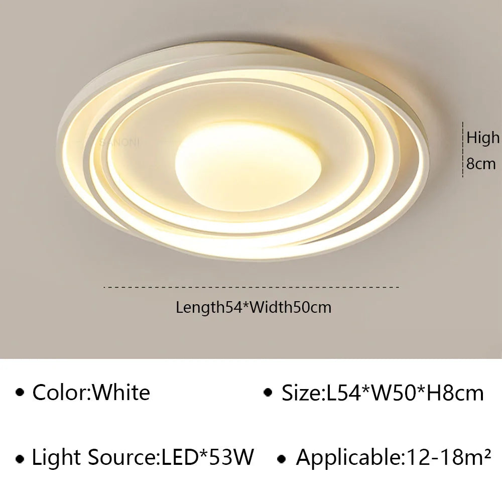 Plafonnier — LED ultra mince lustre moderne intérieur