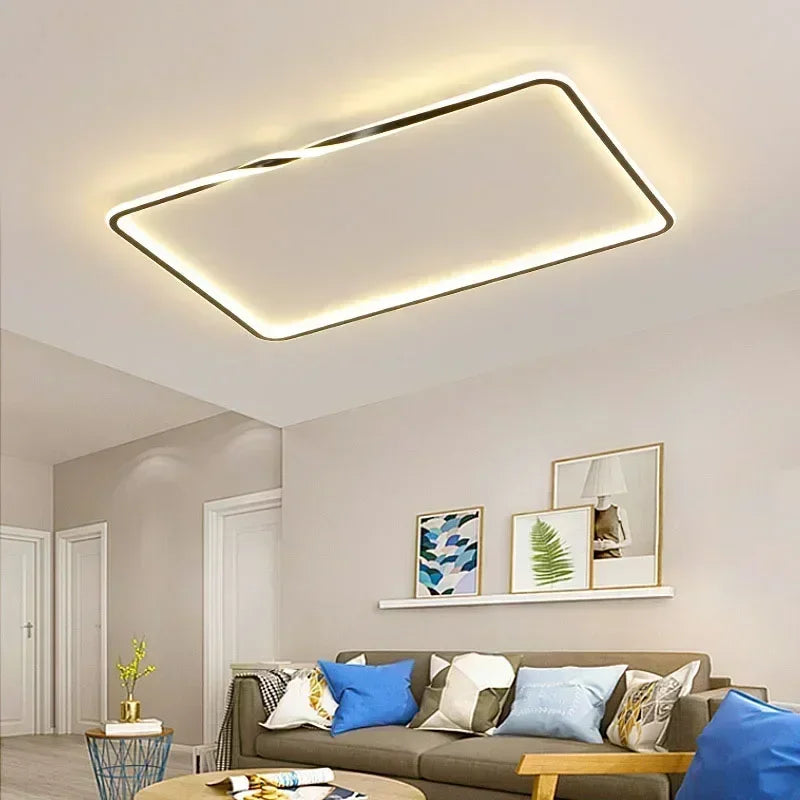 Plafonnier moderne à leds pour décoration intérieure élégante Eugène Silhouette - Présence Moderne & Harmonie Intérieure