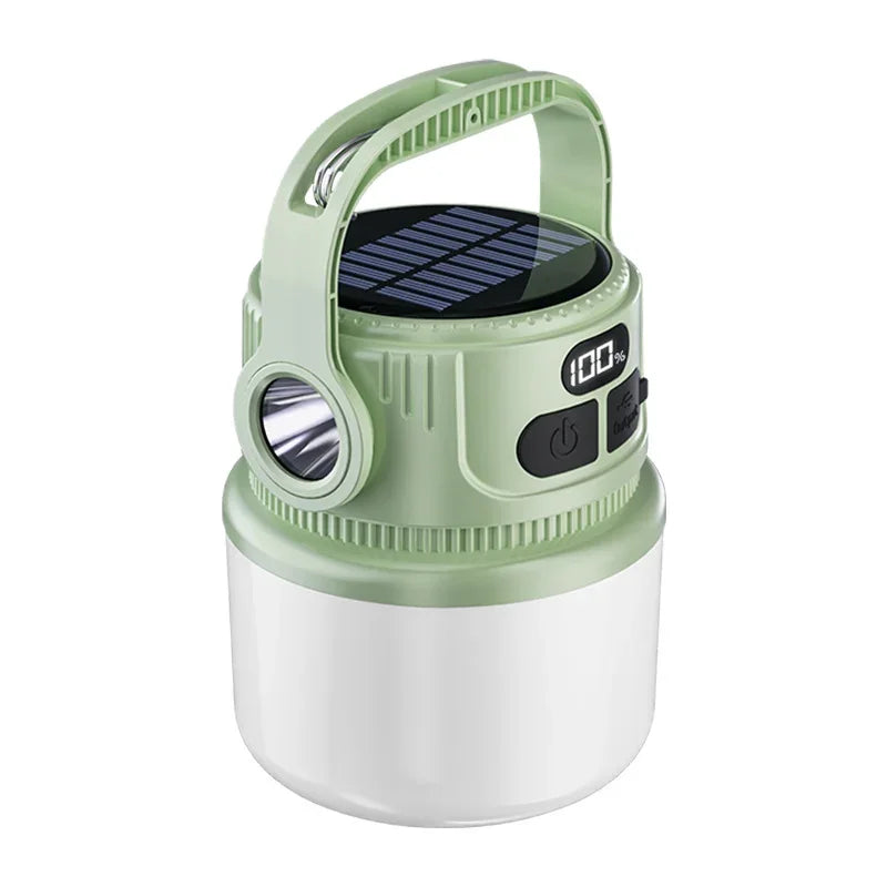 Lanterne solaire LED rechargeable portable pour camping – Nomélie