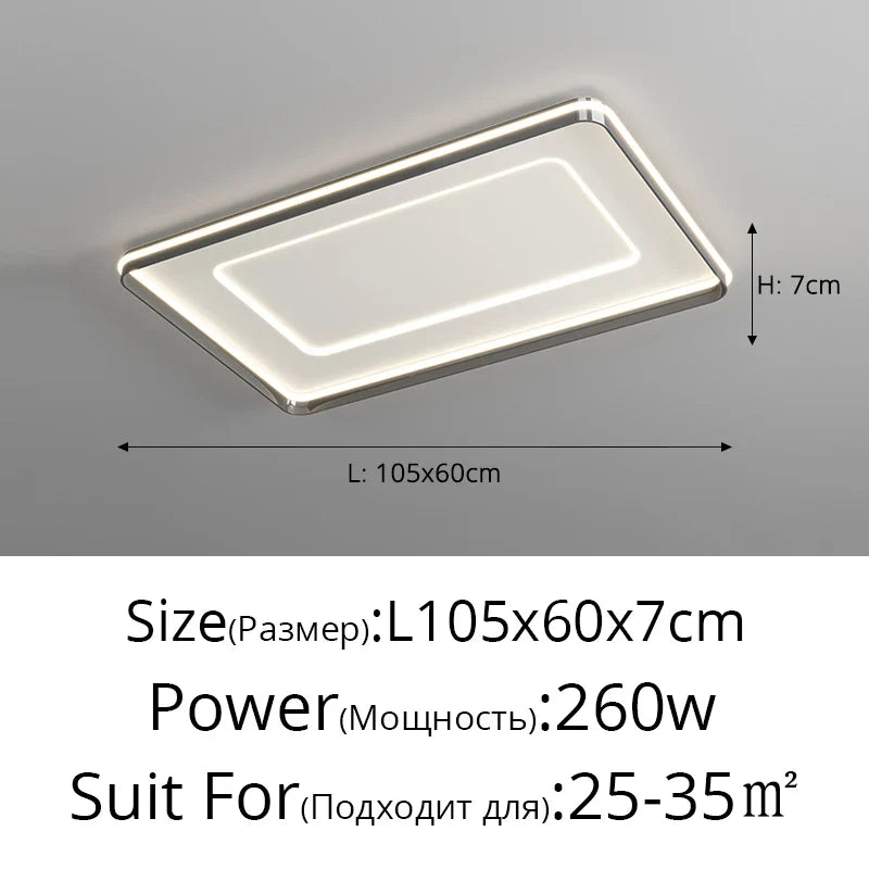 Plafonnier moderne à leds nordique créatif luminaires intérieur Thaïs Élan - Lignes Épurées & Atmosphère Sereine