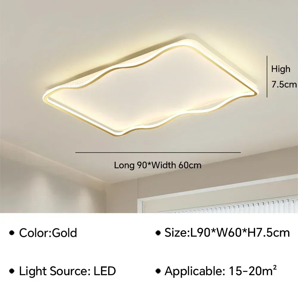 Plafonnier moderne à leds pour éclairage intérieur décoratif Tiphaine Esquisse - Une Note Actuelle dans le Décor
