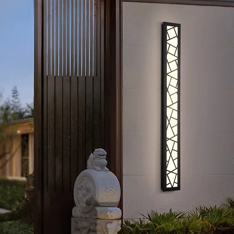 Applique murale led style chinois lumière chaude pour intérieur élégant Vianney Murmure en Métal - Simplicité & Caractère au Quotidien