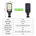 lampadaire solaire extérieur avec télécommande et détection humaine