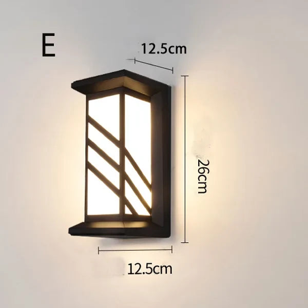 Applique murale — LED design européen pour jardin extérieur éclairage moderne