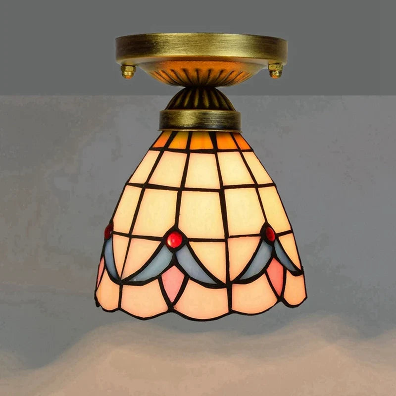 Plafonnier moderne en éclairage led nordique pour balcon et allée Hélène Cantate en Verre - Reflets Délicats & Élégance Visuelle