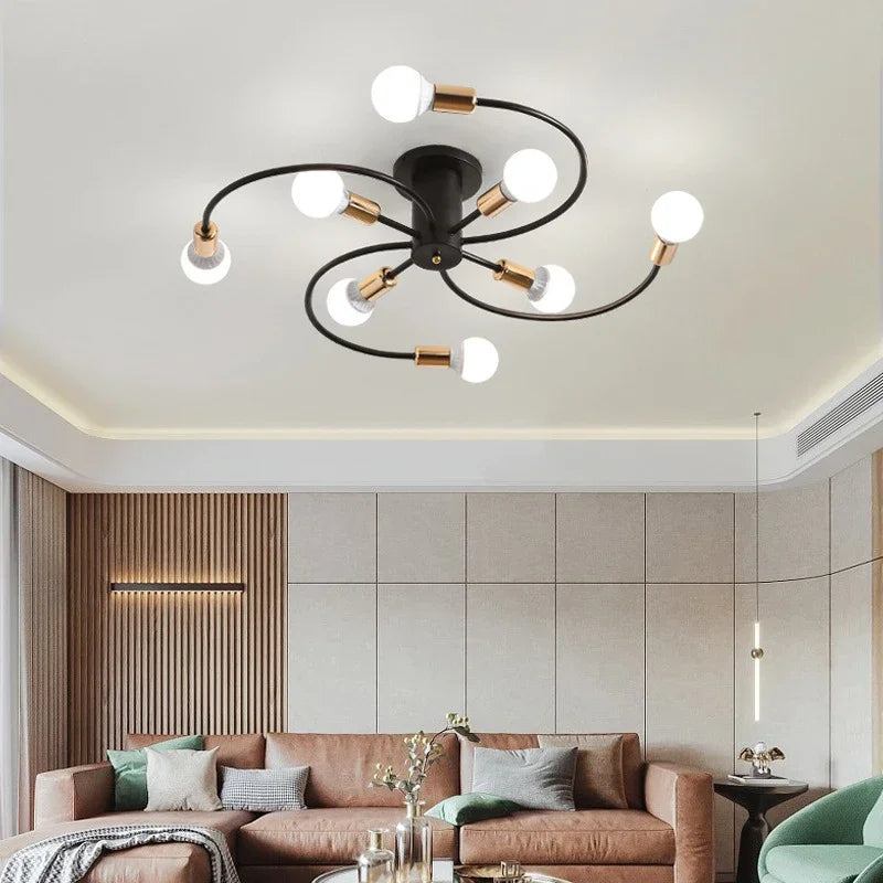 Plafonnier nordique minimaliste idéal pour salon restaurant enfant Rosine Arabella - Esprit Épuré & Harmonie Intérieure