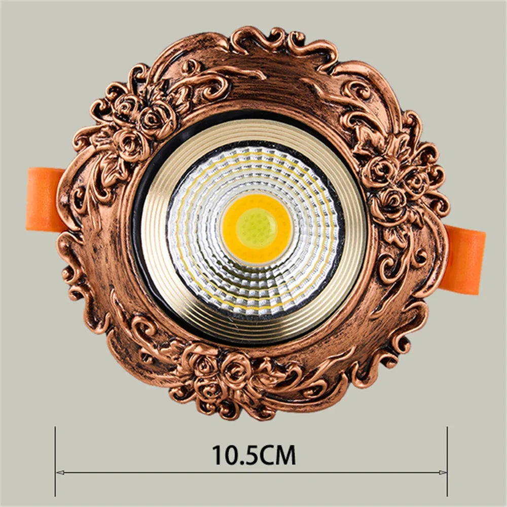 Spot led encastrable rétro pour décoration style campagnard Félicien Écho - Charme Rétro & Décor Singulier