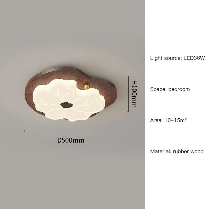 Lustre — Moderne en imitation bois design créatif éclairage intérieur