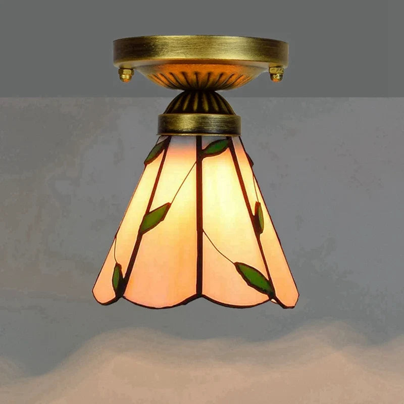Plafonnier moderne en éclairage led nordique pour balcon et allée Hélène Cantate en Verre - Reflets Délicats & Élégance Visuelle