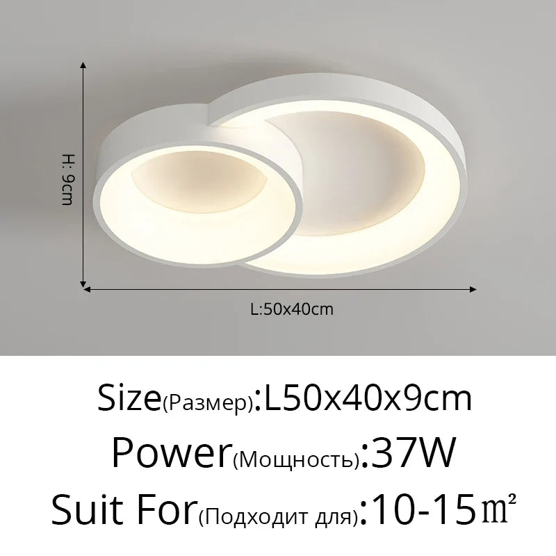 lampe led minimaliste moderne en forme de nuage