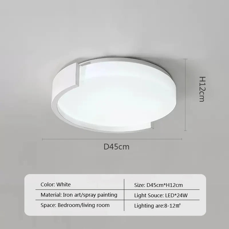 Plafonnier — LED nordique lustres ronds pour chambre à manger salon balcon allée couloir entrée lumières Lustre Simple