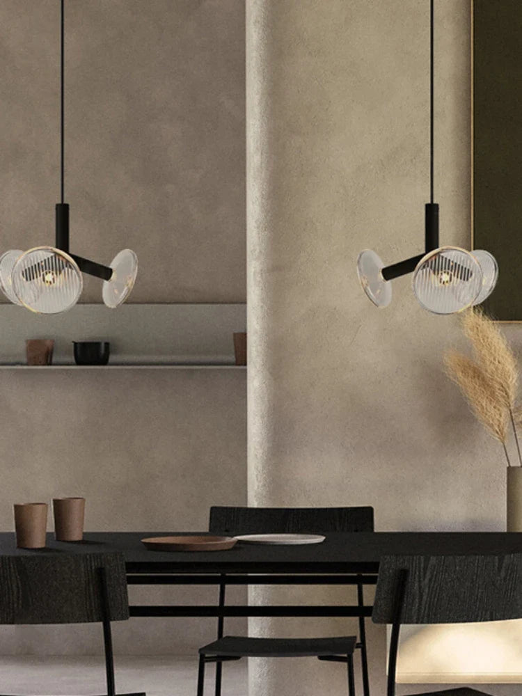 Lustre — Postmoderne en verre style américain pour décoration intérieure