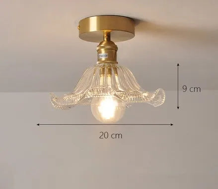 Plafonnier — Moderne en verre pour intérieur et extérieur lumineux