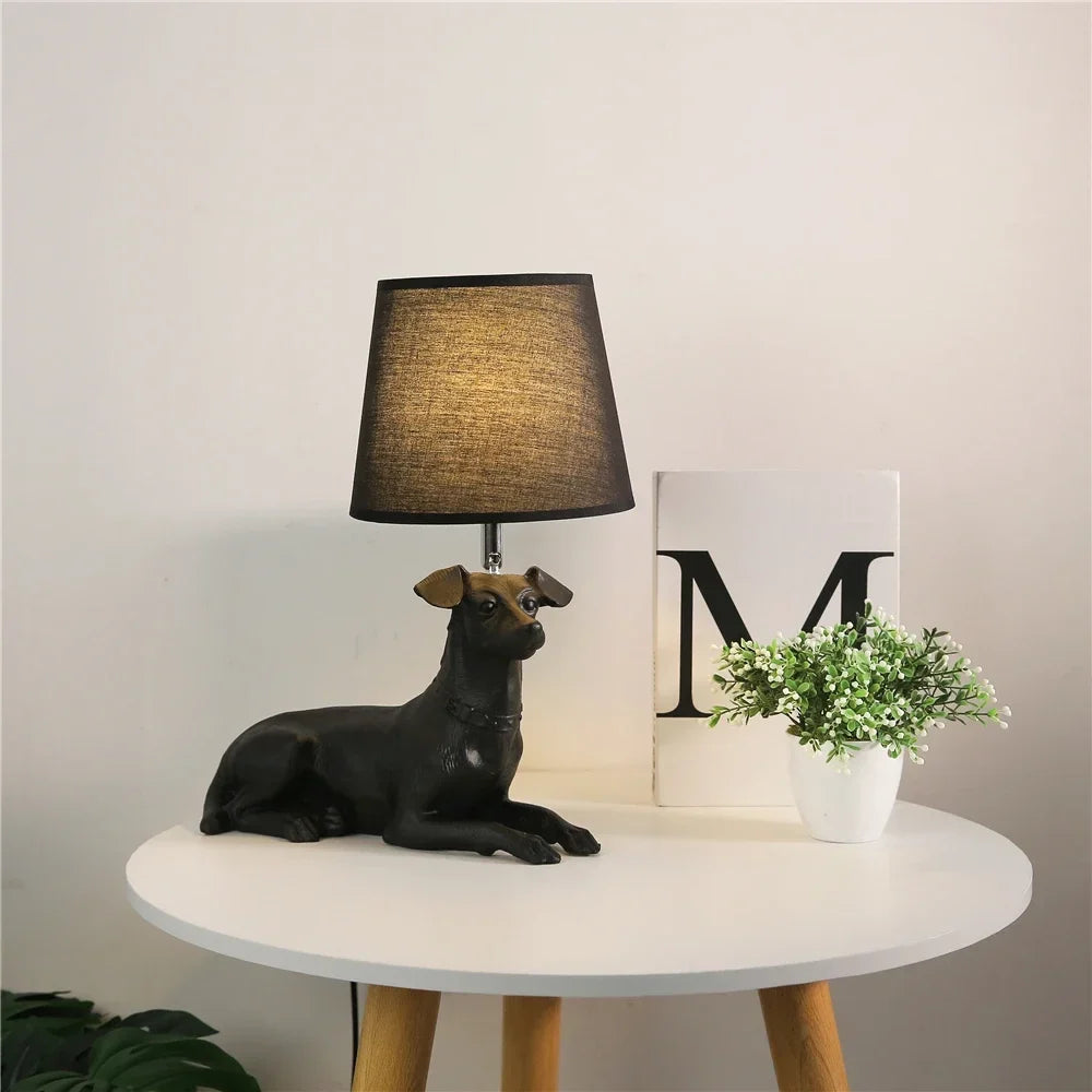 lampe de chevet moderne pour animaux et décoration lumineuse