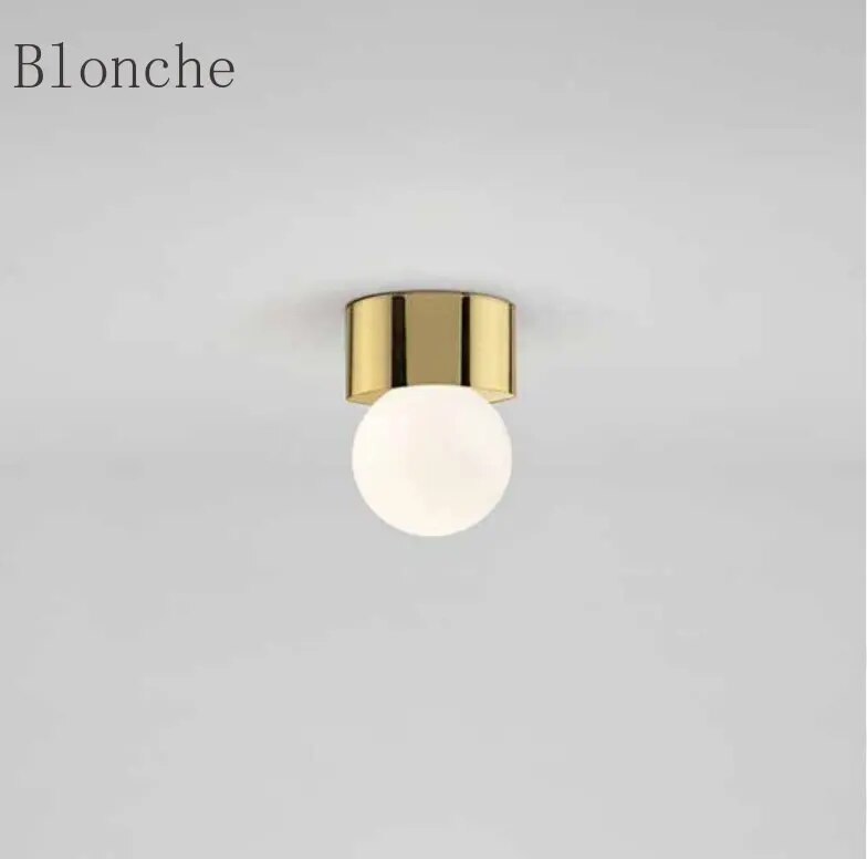 Plafonnier Led rond en forme de boule de verre Cybèle Reflet - Reflets Délicats & Élégance Visuelle