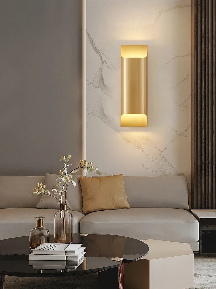 Applique murale en cuivre design italien pour intérieur moderne Jules Pulsation - Éclat du Métal & Élégance Intérieure