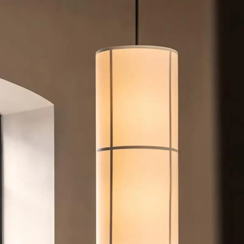 Lustre — À LED en tissu design wabi sabi pour décoration intérieure